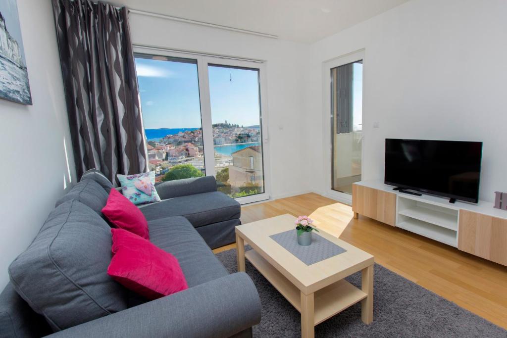 Royal Primošten - Deluxe Apartment Mit 2 Schlafzimmern Und Balkon