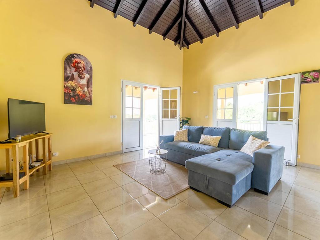 Posezení v ubytování Logement Solèy Rivyè- 3 chambres