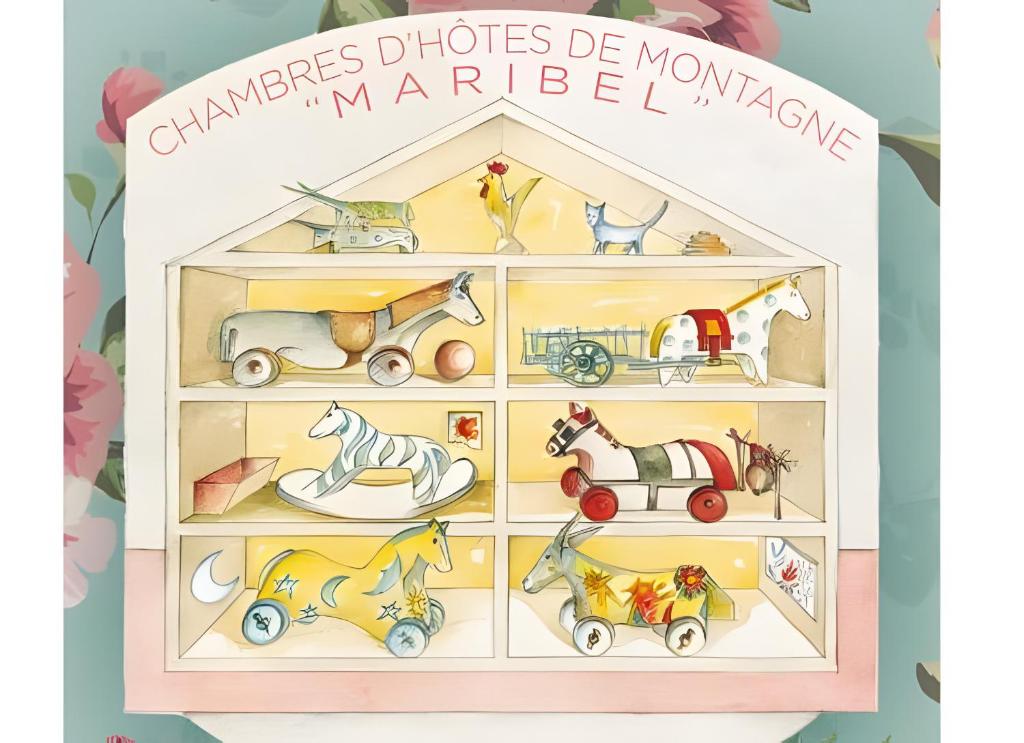 Планировка Chambres D'hôtes Maribel - Terme
