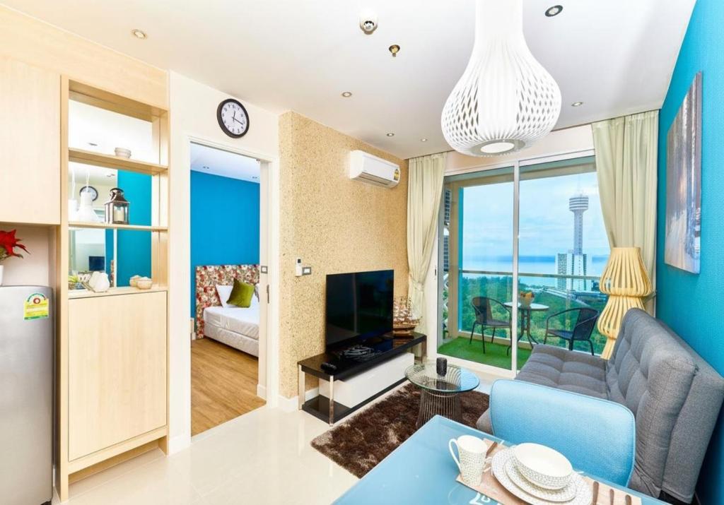 Grande Carribean l Guest Friendly l Seaview Pool view Condo in Pattaya - Appartement Avec Vue Sur Mer
