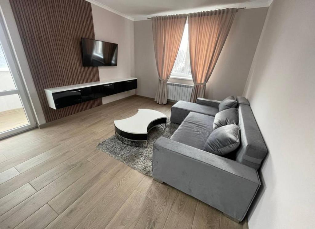 Χώρος καθιστικού στο Tiana Apartments