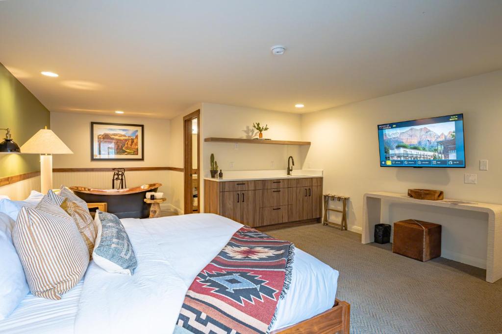 Petty Ranch Inn - Suite Lit King-Size Avec Baignoire Spa