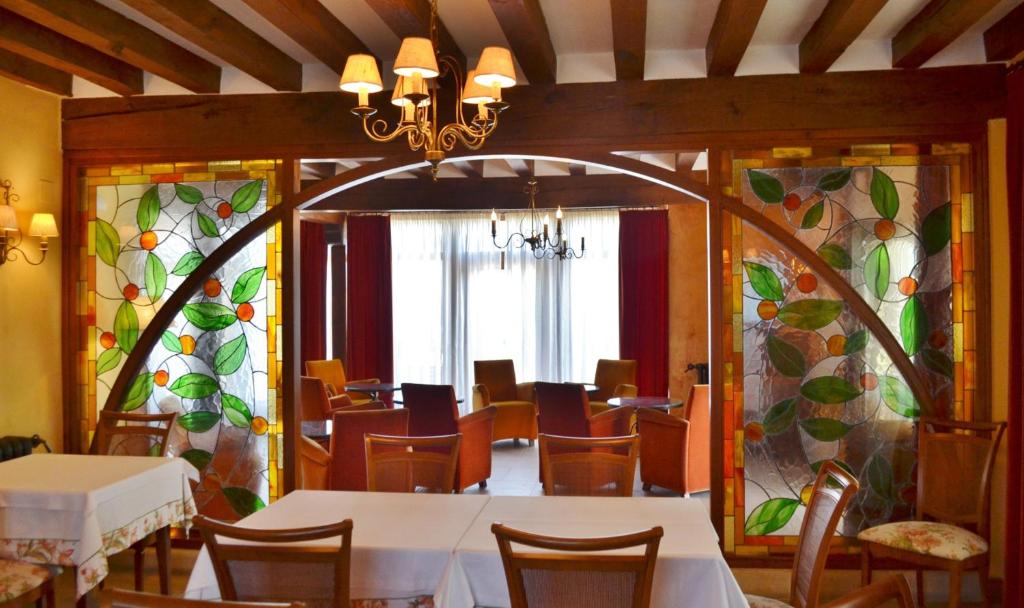 A seating area at Hotel Valle De Arco