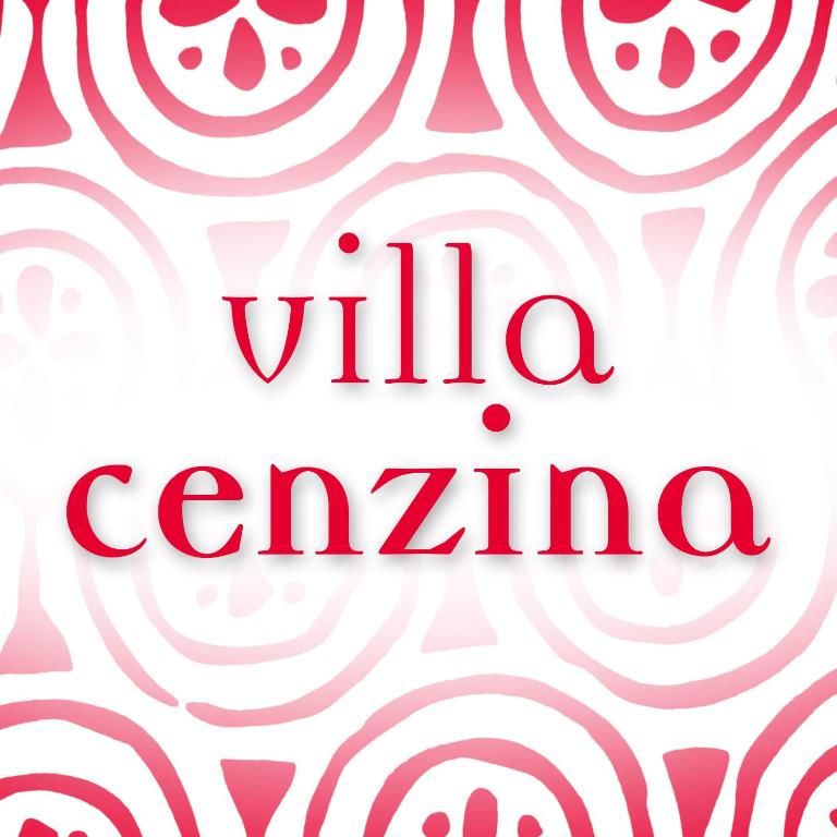 a sign that says villa verina on a white background at Villa Cenzina in Marina di Pisticci