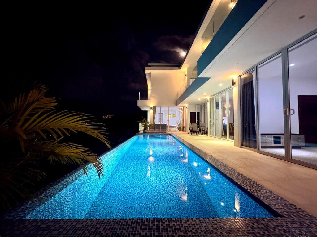 Πισίνα στο ή κοντά στο Boput beach, Koh Samui, Thailand, 4-bedroom, 4-bathroom, pool villa A