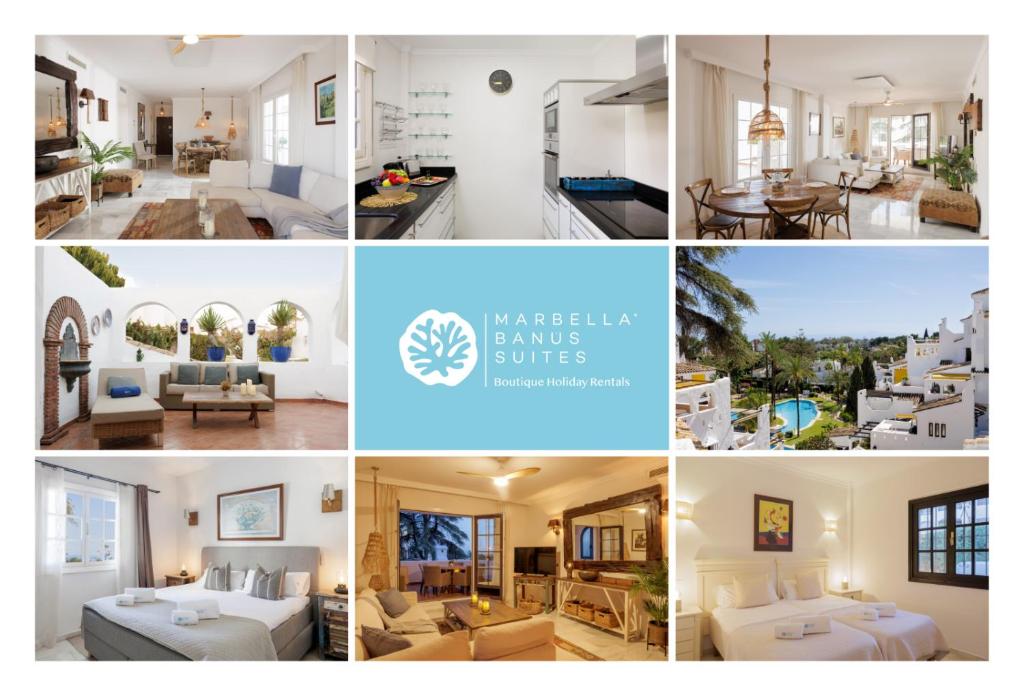 MARBELLA BANUS SUITES - Banús - Nueva Andalucía - Aldea Blanca Complex - Premium 2BR - 2BA - Double Outdoor Terrace - Stunning Sea Views - S Pool - Walk to Centro Plaza Shopping - Ideal for Families