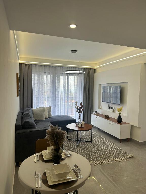 Et opholdsområde på Riara One Residency