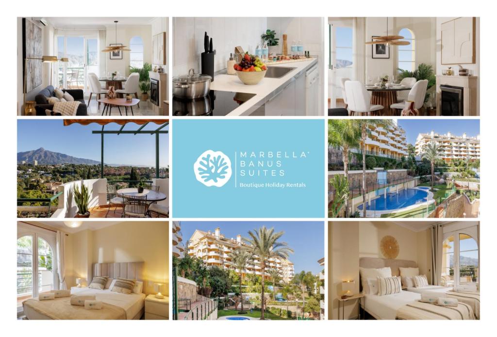 MARBELLA BANUS SUITES - Banús - Nueva Andalucía - Senorio de Aloha Urb - Premium Location - 2BR - 2BA - Outdoor Terrace - Spectacular Sea & Mountain Views - Pool - Ideal for Families