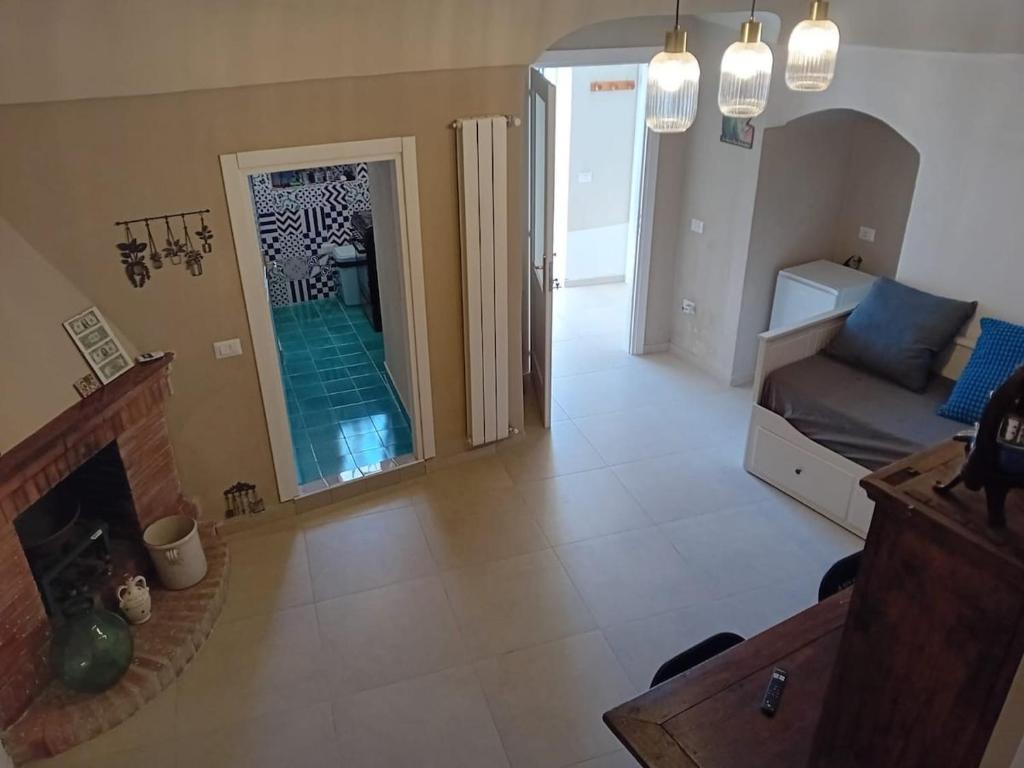 Χώρος καθιστικού στο Amalfy coast sea view apartment
