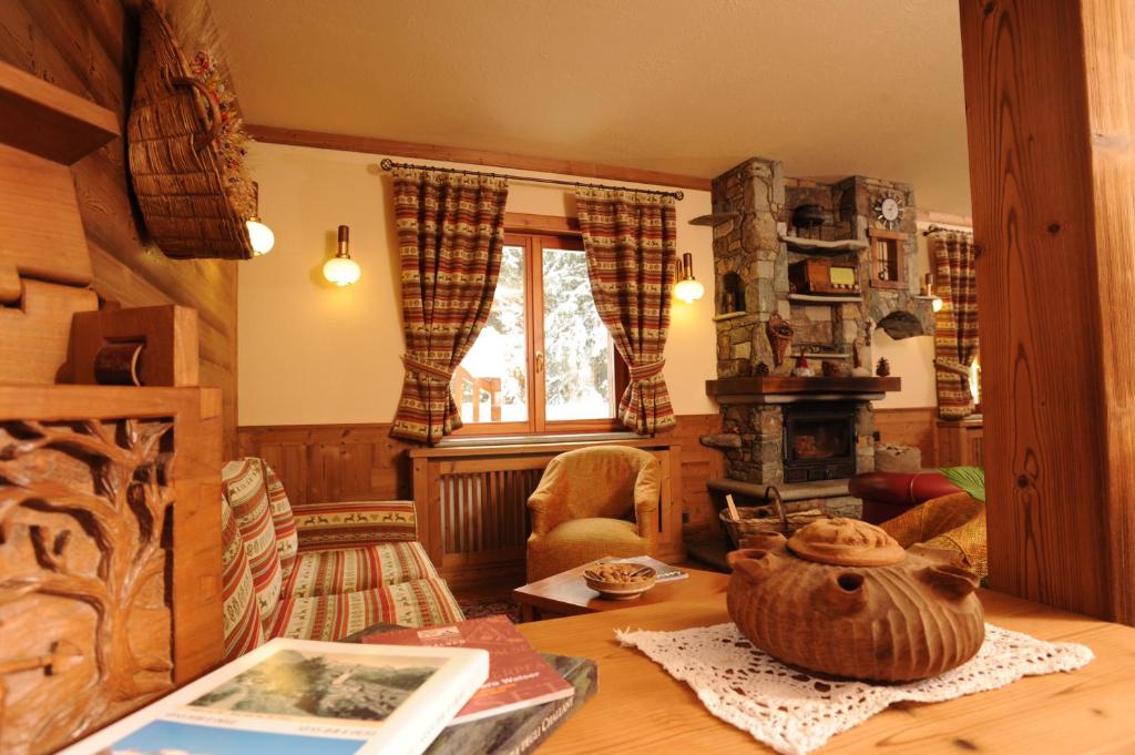 Posezení v ubytování Hotel Petit Tournalin