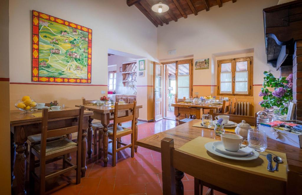 Restaurace v ubytování Le Cetinelle