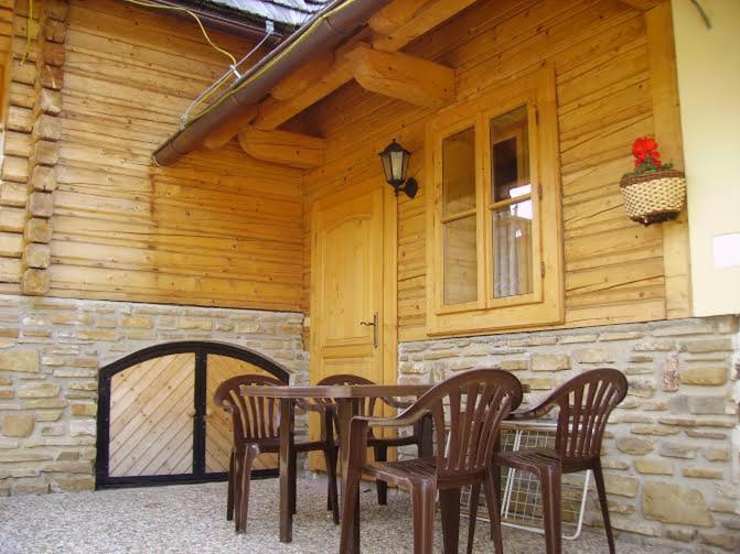 Patio nebo venkovní prostory v ubytování Štúdio Liptovský Trnovec