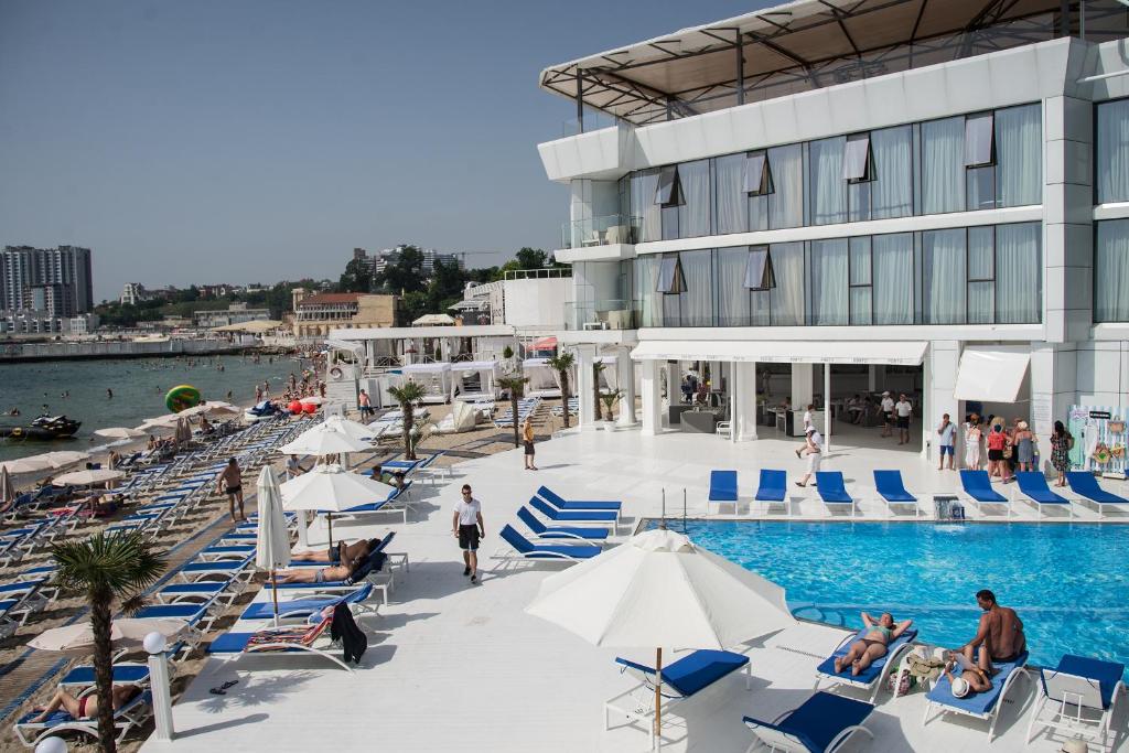 Bazén v ubytování Boutique Hotel Portofino nebo v jeho okolí