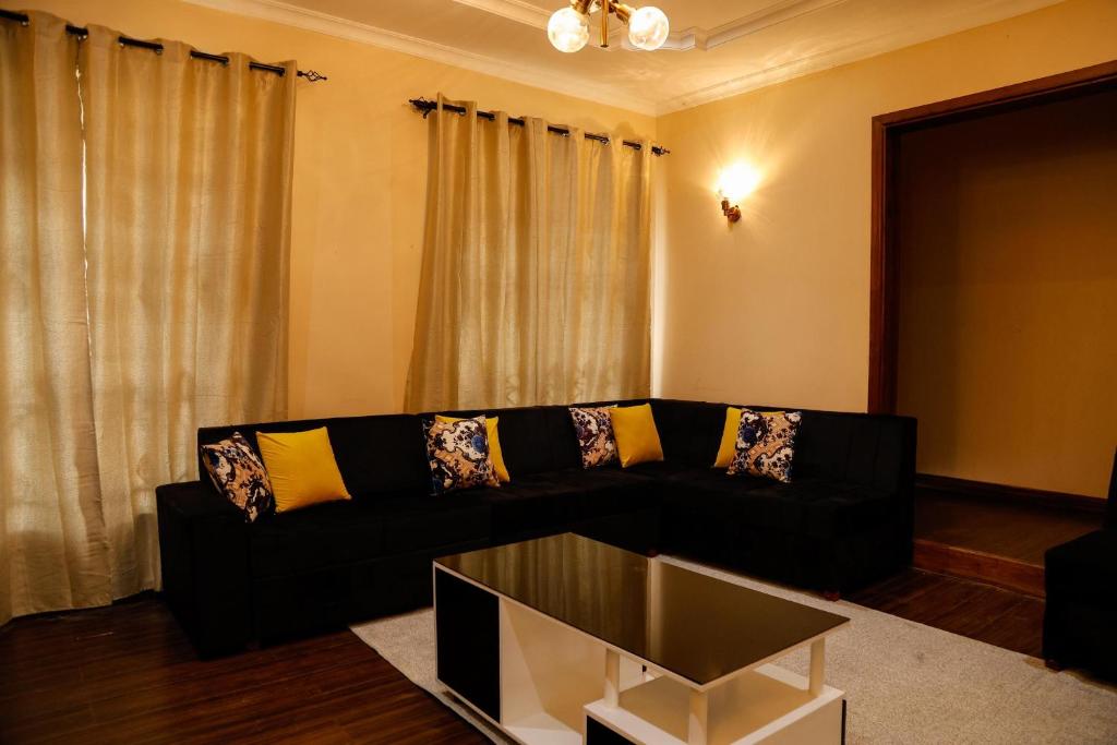 Et opholdsområde på Eco Safari House