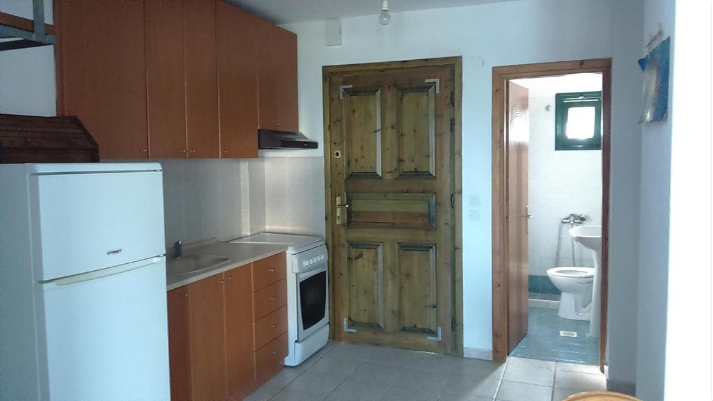 Kuchyň nebo kuchyňský kout v ubytování Roxanne villa's