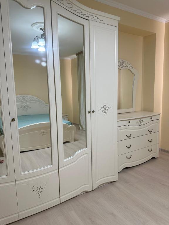 Koupelna v ubytování Ush Sunkar Appartments