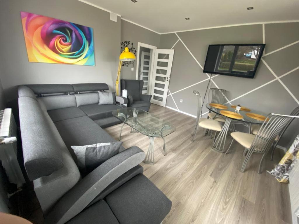 Χώρος καθιστικού στο Apartamenty Ogrodowa14