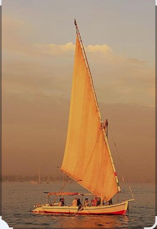 a group of people on a sail boat in the water at Elbess For Tourism in Jazīrat al ‘Awwāmīyah