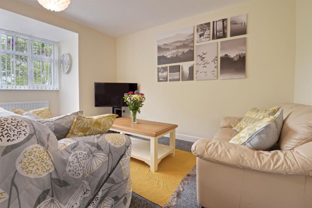 Et opholdsområde på Peasholm Penthouse, Scarborough