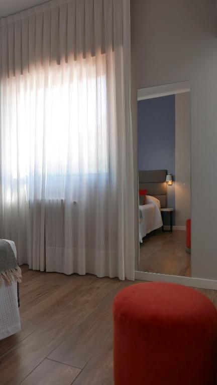 Ein Sitzbereich in der Unterkunft Huli B&B