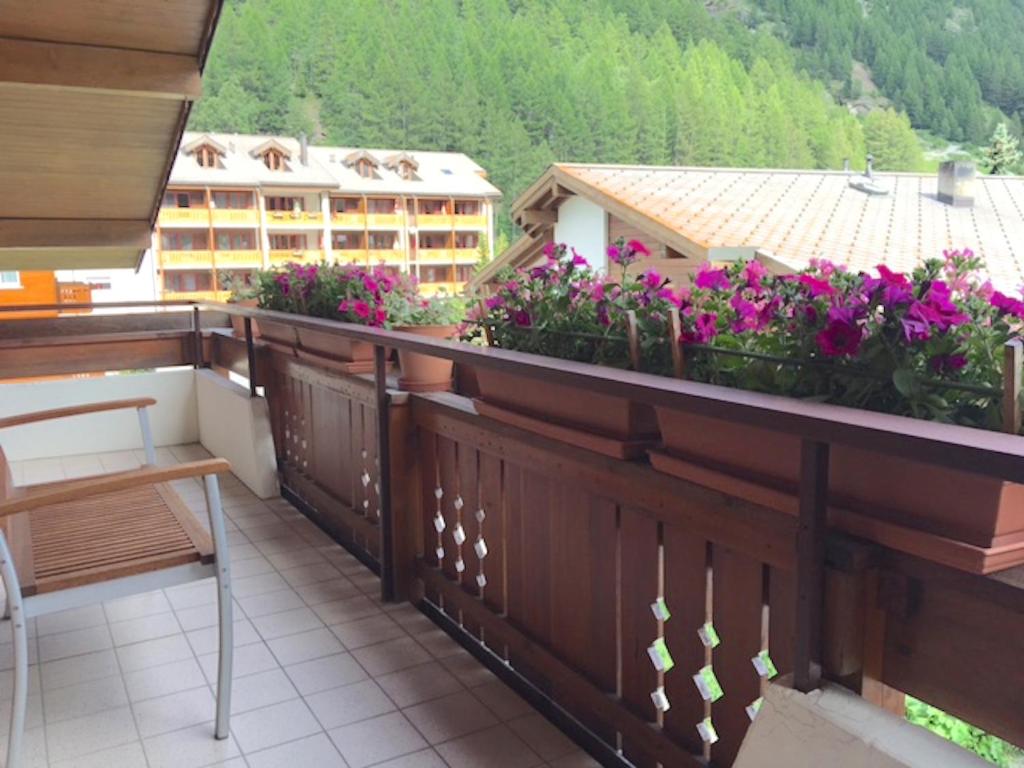 Balkón nebo terasa v ubytování Ferienhaus Perle