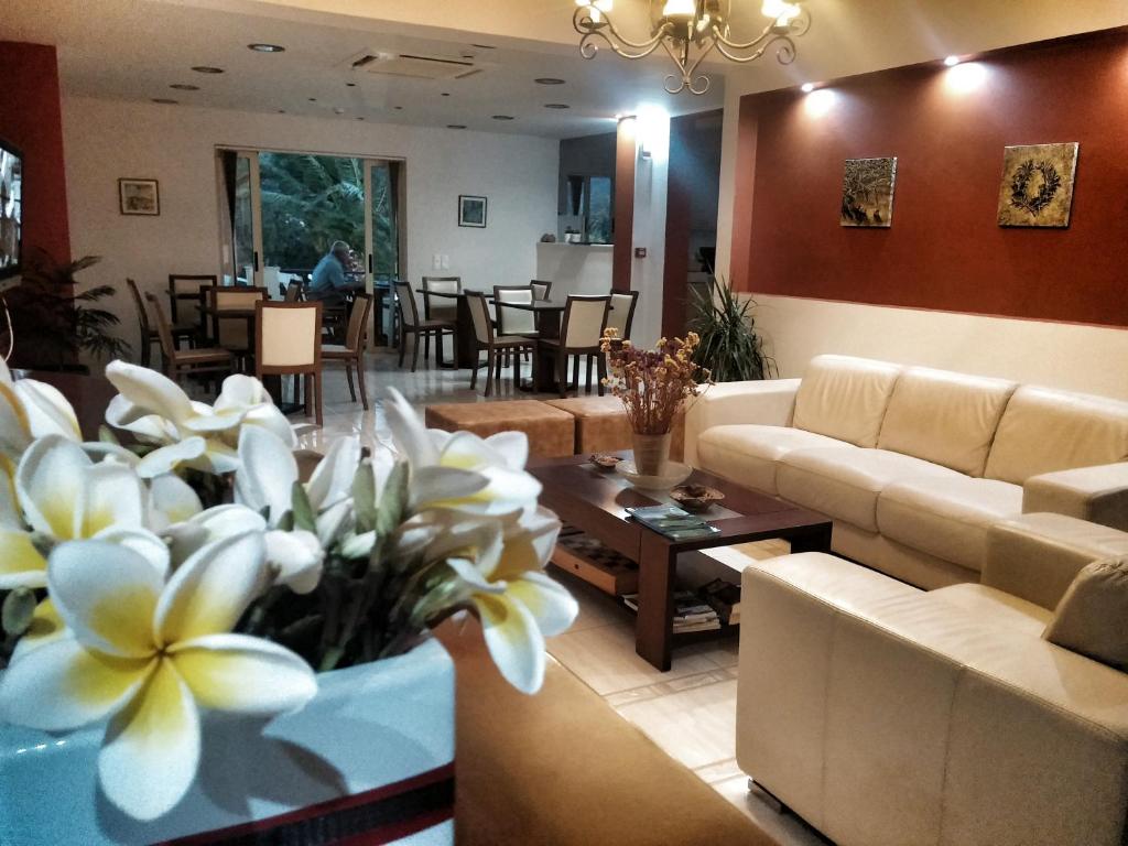 Posezení v ubytování Ostria Hotel