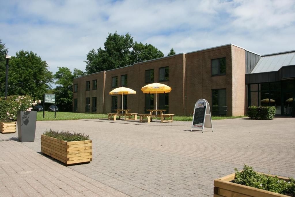 A patio or other outdoor area at Bremberg Hotel