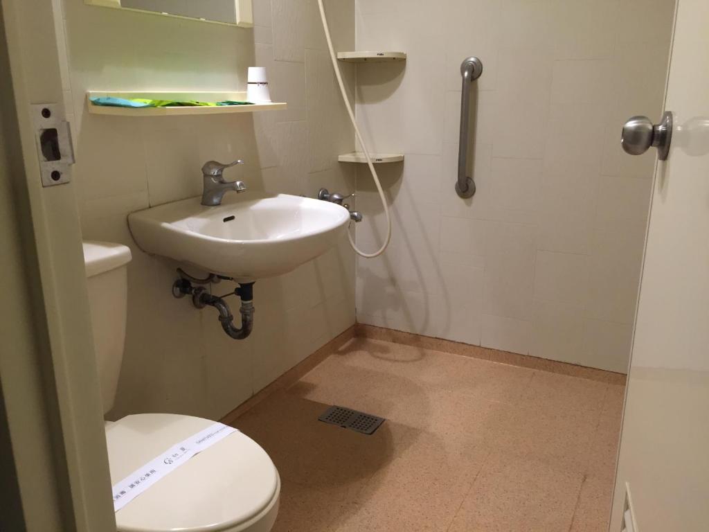 Koupelna v ubytování Chusha Motel