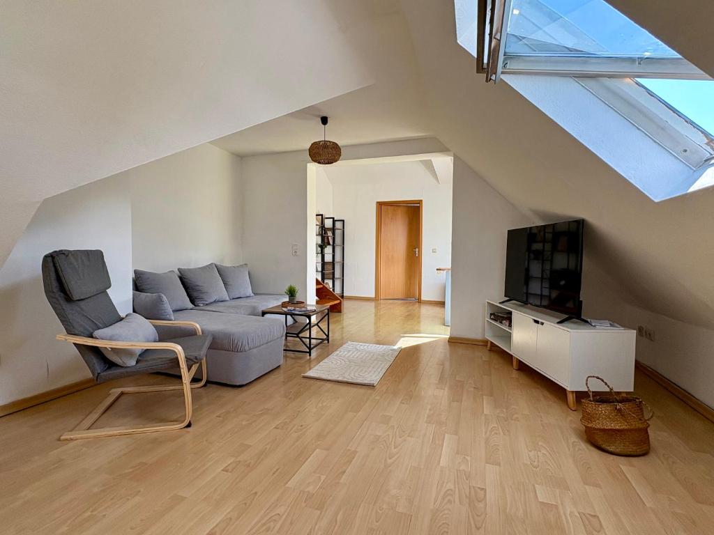 Χώρος καθιστικού στο Ruhige, zentrale Lage - Modernes Apartment