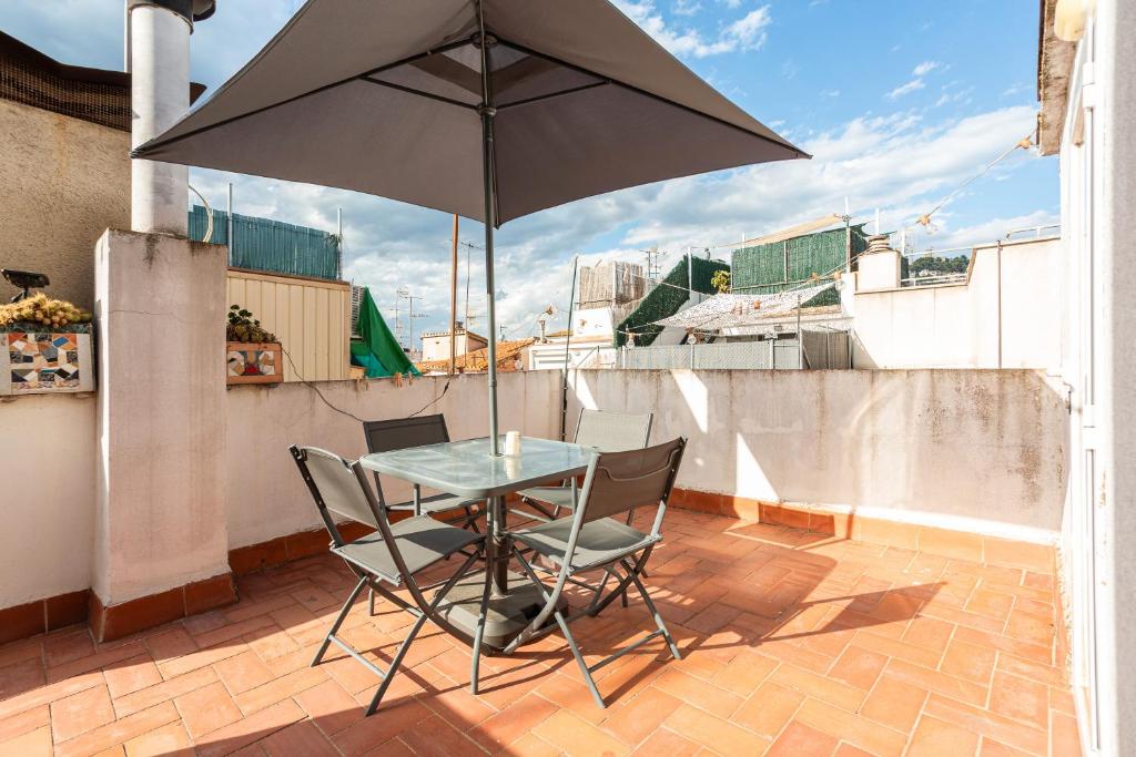 Balkón nebo terasa v ubytování Penthouse With Private Roof Terrace