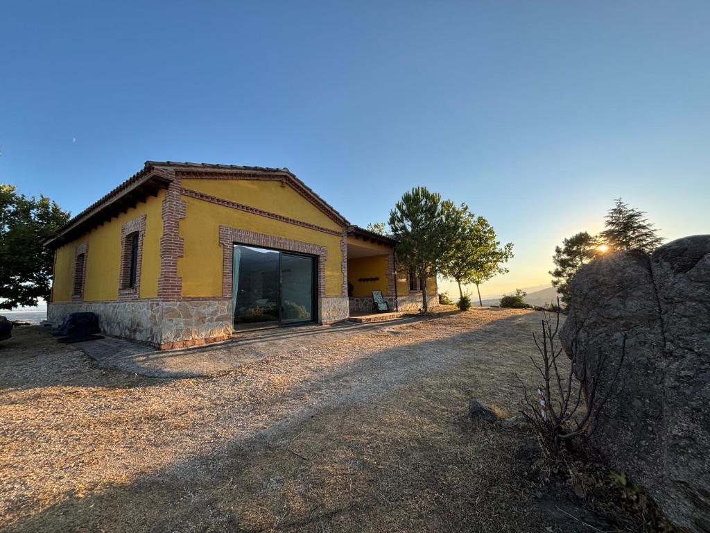 Bygningen som chaletet ligger i