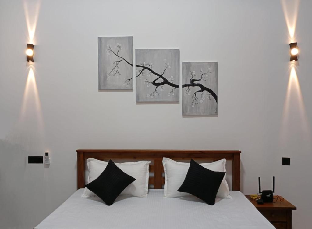 En eller flere senge i et værelse på Suda Garden