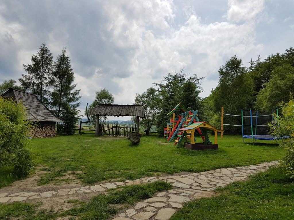 Detský kútik v ubytovaní Domki Osada Werdołyna