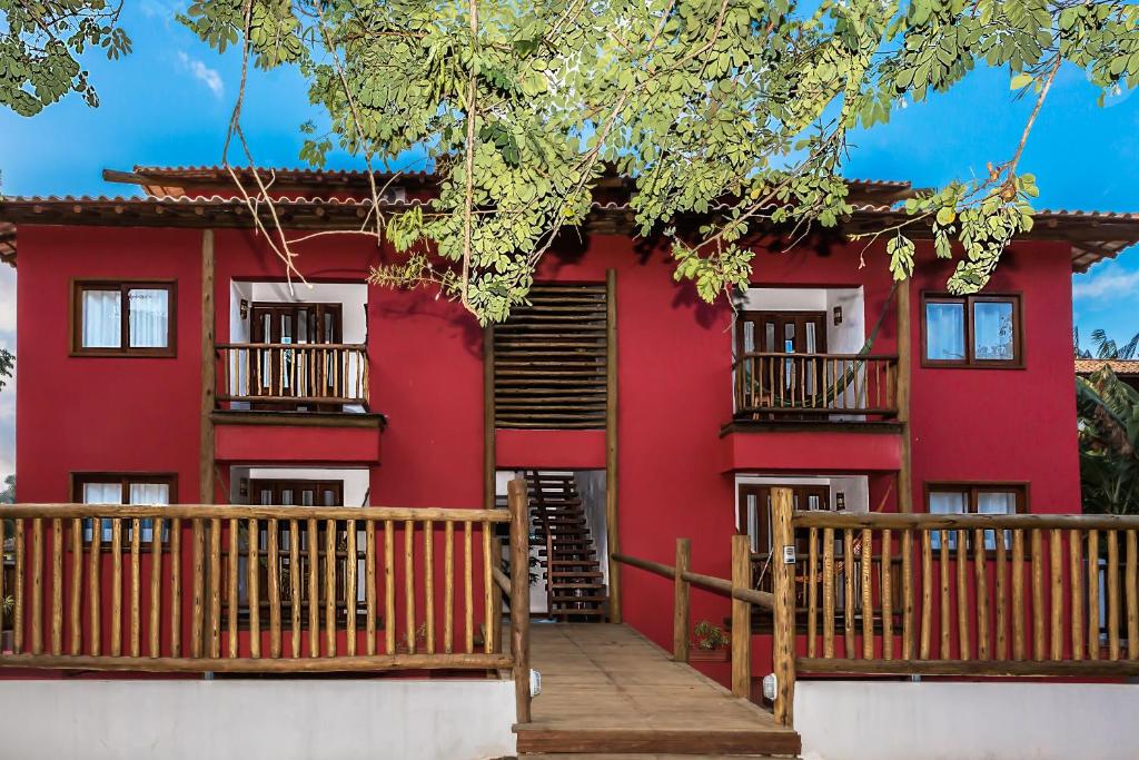 Budova, kde se aparthotel nachází