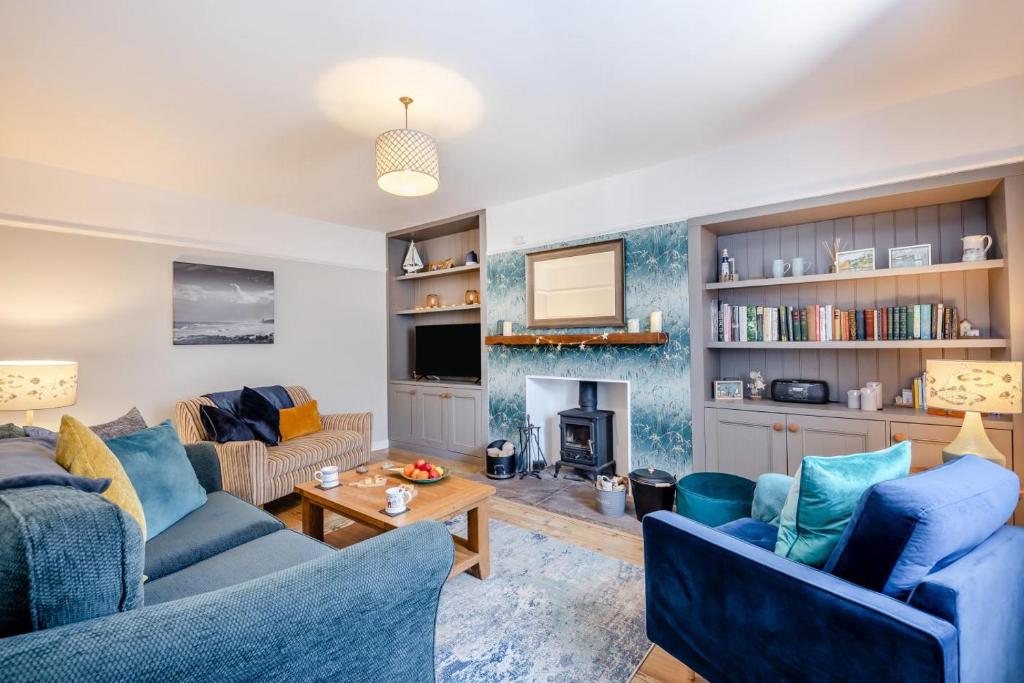 Istumisnurk majutusasutuses The Workers Cottage