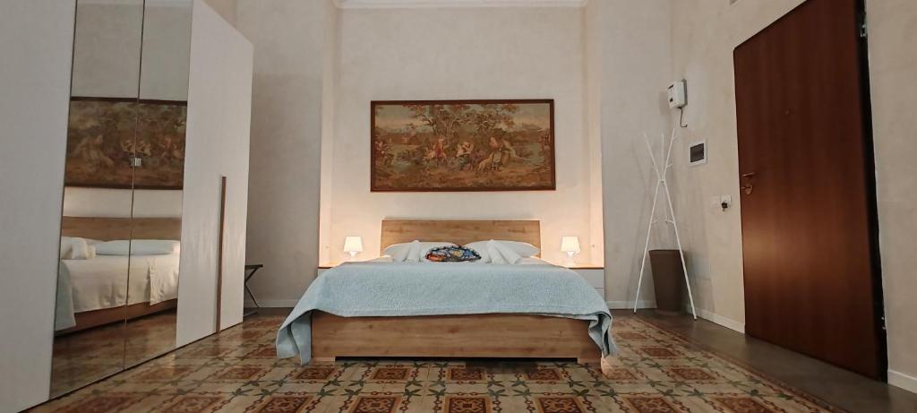 Giường trong phòng chung tại Allegra House