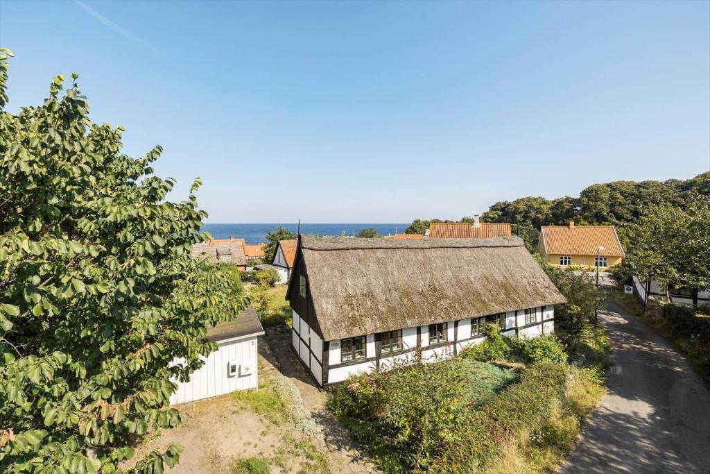 an overhead view of a house with a roof at 5617-Svaneke-Per-Sorens-Gade-2 in Svaneke