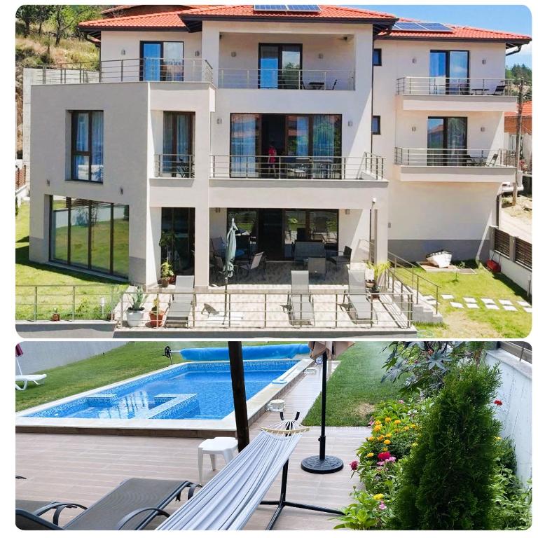 an image of a house with a swimming pool at The Hillside Villa in Ognyanovo