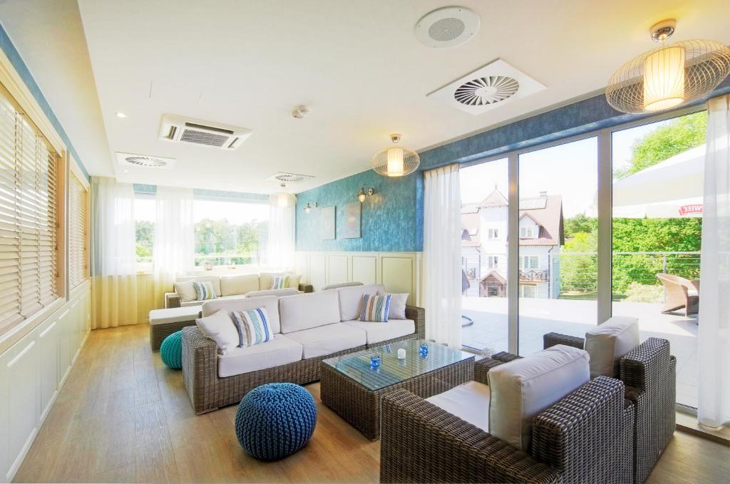 Posezení v ubytování Tristan Hotel & SPA