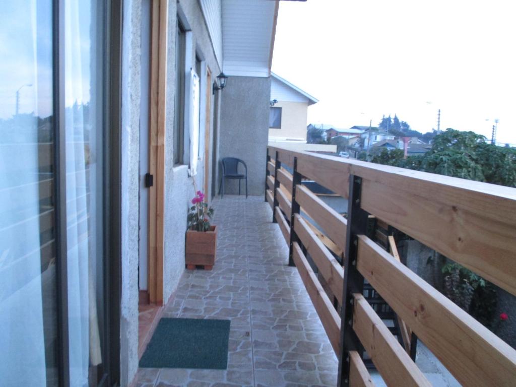 Balkón nebo terasa v ubytování Hostal Julia
