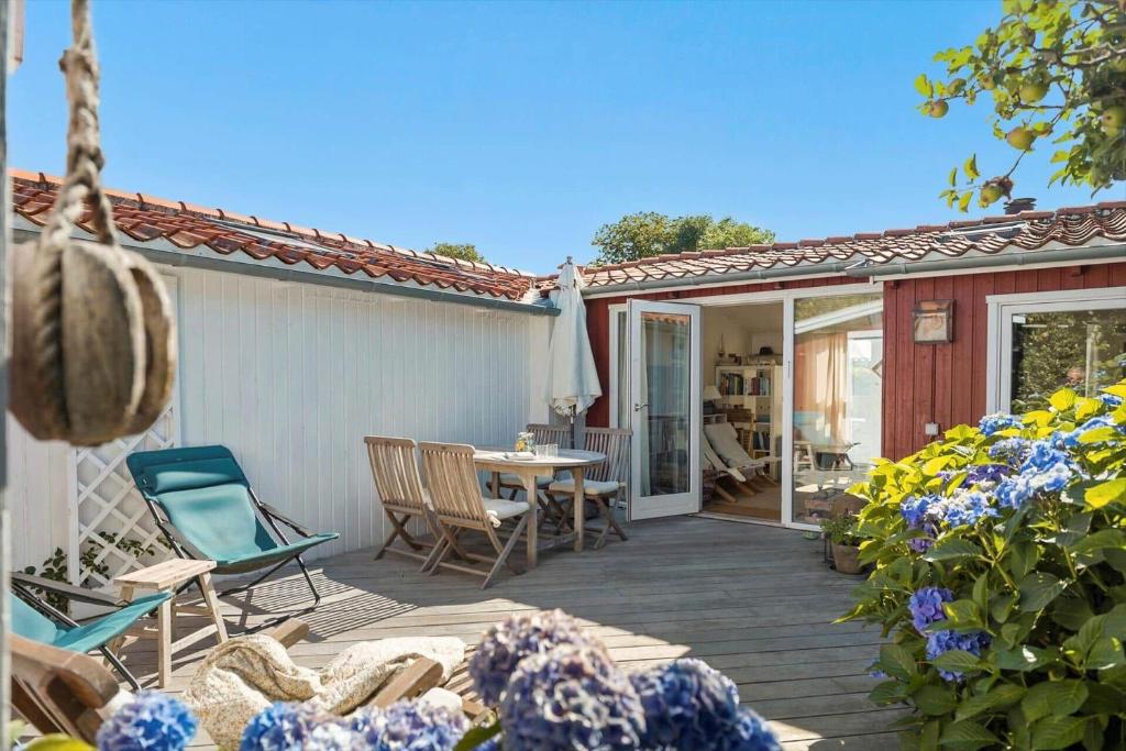 El edificio en el que está la casa vacacional