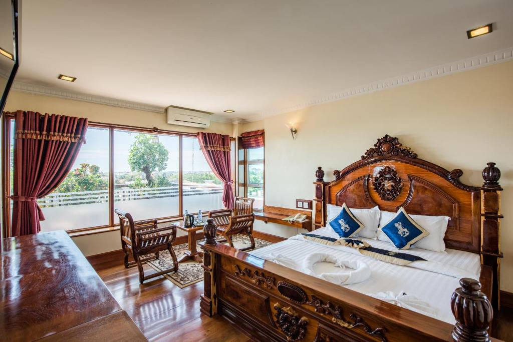 Posezení v ubytování Seng Hout Hotel