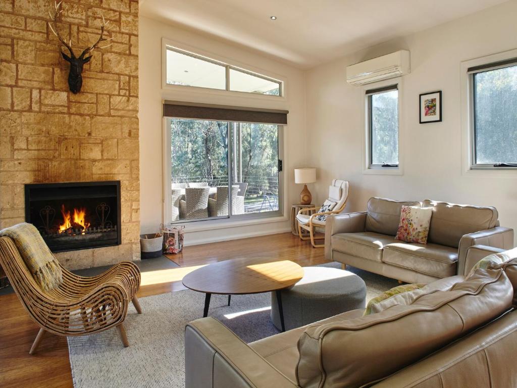 Posezení v ubytování Willie Wagtails