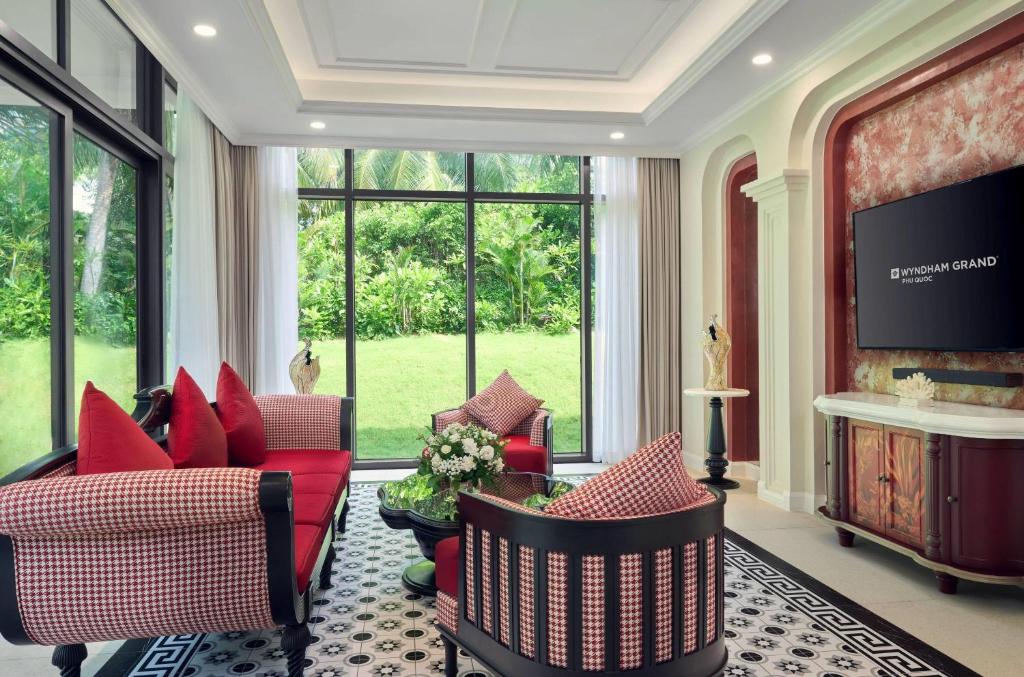 Biệt Thự 6 Phòng Ngủ Hạng Tổng Thống Nhìn Ra Bãi Biển