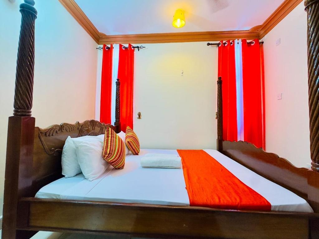 Ένα ή περισσότερα κρεβάτια σε δωμάτιο στο 1 bedroom blessed apartments