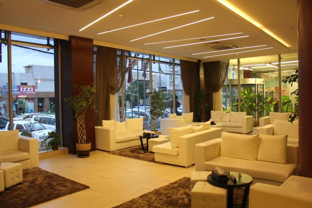 Posezení v ubytování Classy Hotel Erbil