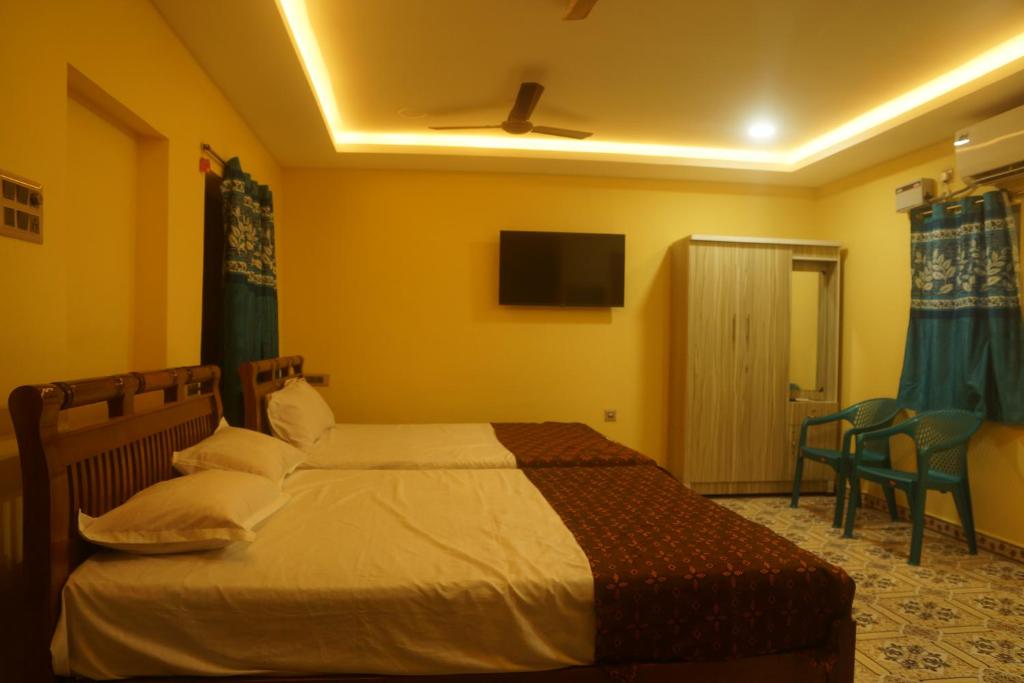 Voodi või voodid majutusasutuse DKS Illam toas