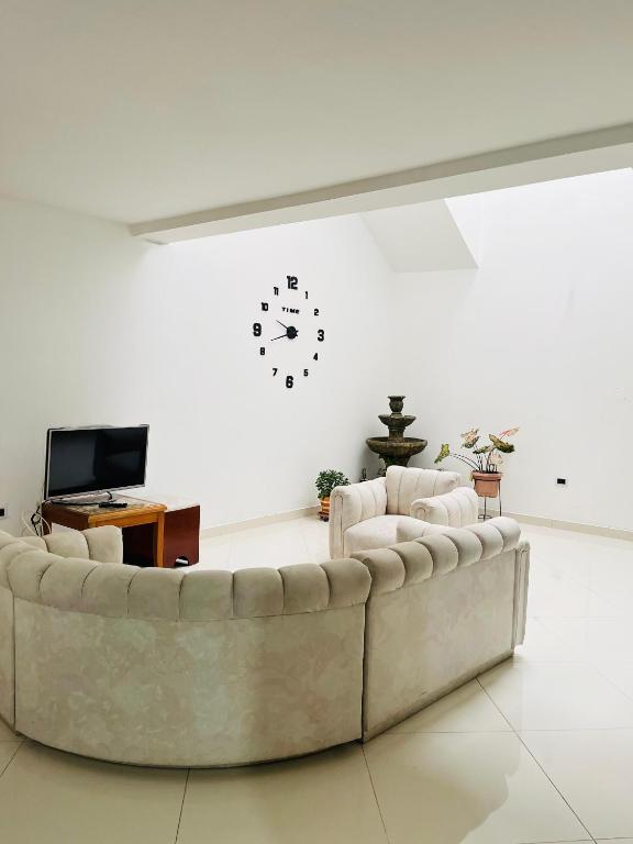 Μια τηλεόραση ή/και κέντρο ψυχαγωγίας στο Apartamento Luz De Luna