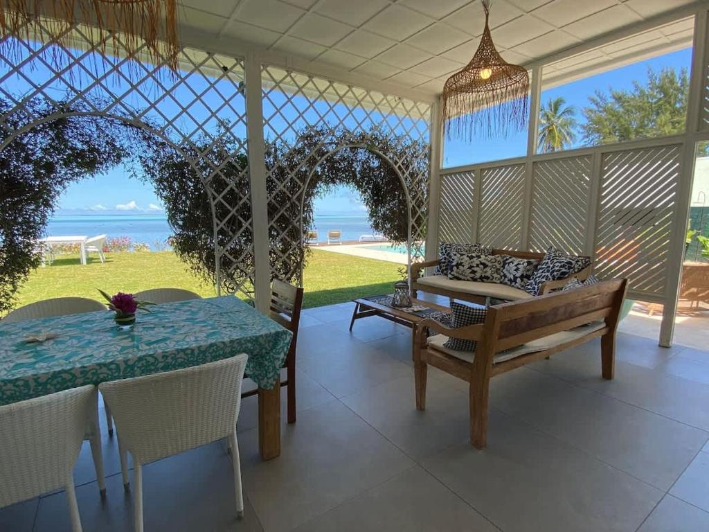 Le Ficus Grande villa bord de mer avec piscine - photo 2 - Tahiti, Polynésie