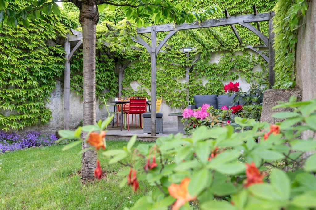 Jardí fora de La Pause Tourangelle
